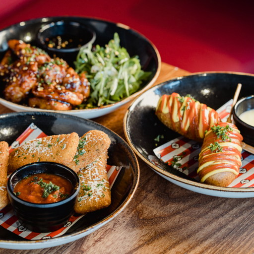 TGI Fridays Sesame Chicken, Mozzarella Dippers & Corndogs Appetizers