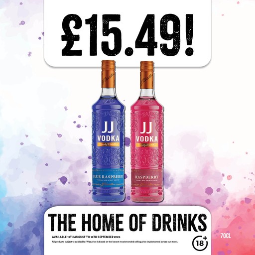 £15.49 each on jj whitley vodka flavours