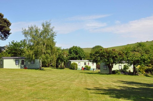 View of caravan area at Bridleways.