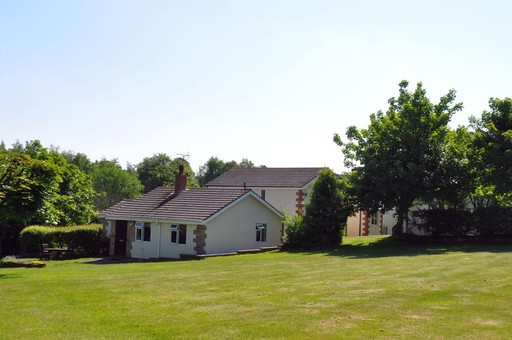 View of Ploughman's Cottage from grounds at Bridleways.