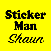 Sticker Man Shaun Logo