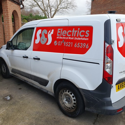 electrician van sign writing kit