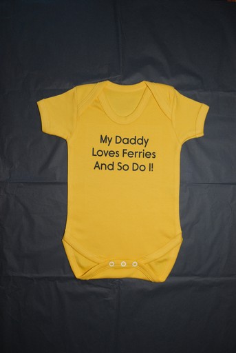 Custom Baby Grow Yellow