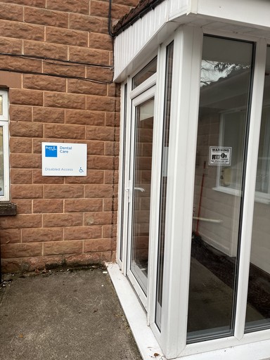 Disabled access entrance