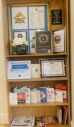 Thank yous and awards