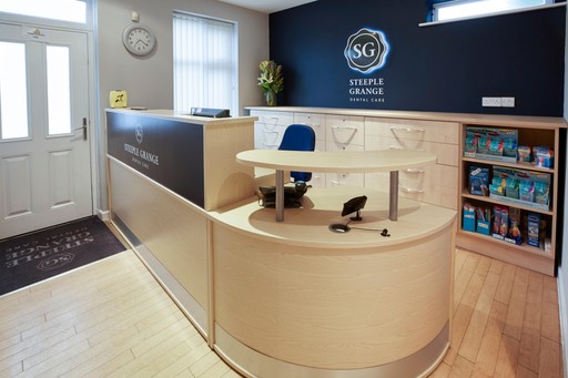 Reception at Steeple Grange Dental Care
