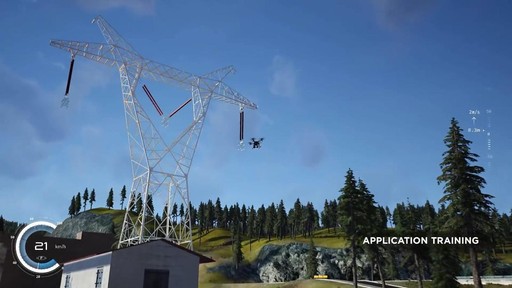 DJI Flight Simulator, Drone Pilot Training Academy Belfast Northern Ireland, UK.