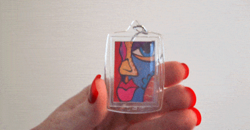 lenticular keyring