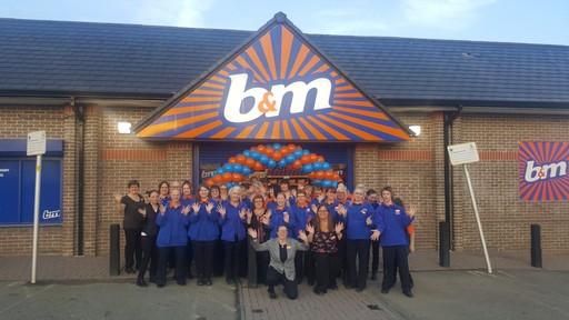 B&M Callington's store team can't wait to open their doors to their first customers on opening day.