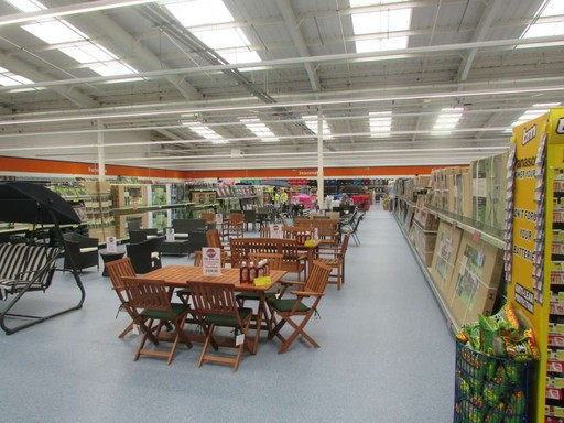 The large selection of seasonal items on sale at B&M Bridgwater