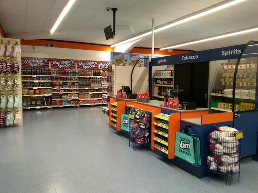 Inside B&M's new Bargain Store in Pwllheli, located on Lower Cardiff Road.