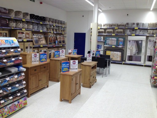 A glimpse inside B&M Kingsmead store in Stafford.