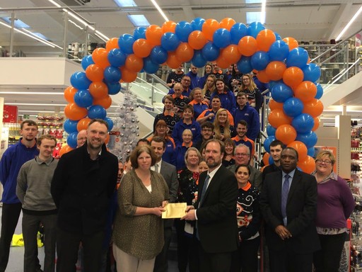 Charity Folkestone Rainbow Centre were B&M's special VIP guests at the new store opening. Representatives from the charity received £250 worth of B&M vouchers as a thank you for taking part.