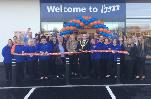 B&M's newest store in Wadebridge was officially opened by Lord Mayor Councillor Tony Rush.