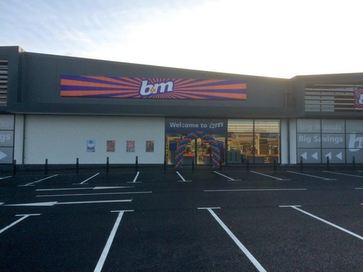 B&M's latest store in West Hill, Wadebridge.