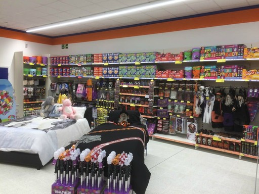 B&M Wadebridge is ready for Halloween.