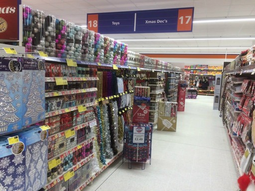 B&M Wadebridge is ready for Santa's arrival. The store stocks a huge range of decorations, lights, trees and much more.