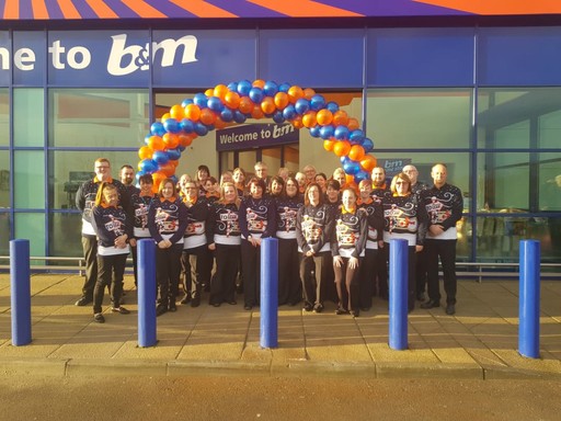 B&M Newport's store team are delighted to open their doors at their new premises at 28 East Retail Park.