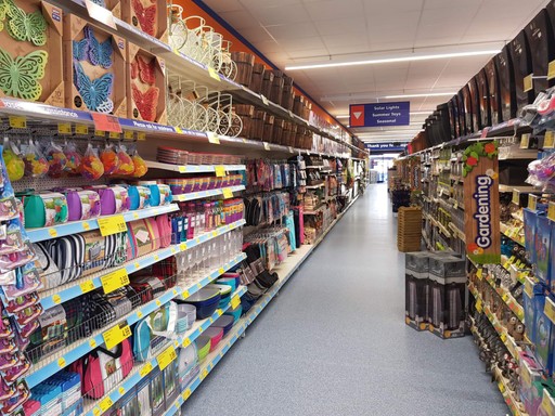 A first glimpse at B&M Prestwick's gardening range in-store.