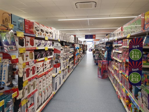 A first glimpse at B&M Prestwick's electrical offering in-store.