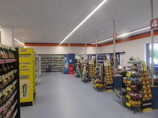 B&M Clevedon's interior on opening day