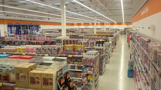 A first glimpse inside the brand new B&M Bodmin on opening day.