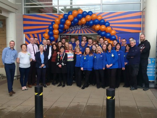 B&M Coleraine's store team are delighted with their improved store as they celebrate the grand re-opening at Riverside Retail Park.