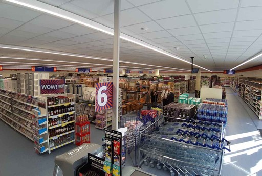 A first glimpse inside B&M's refurbished store in Willenhall, at Keyway Retail Park.