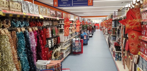 B&M's new Stone store stocks a huge range of Christmas decorations, lights and much more!
