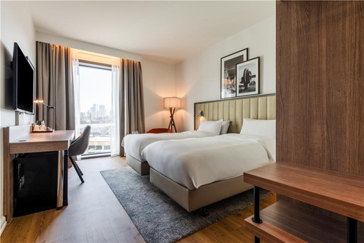 Net Zero Guest Room Standard City View - Twin beds