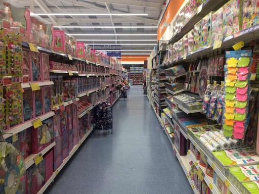 A look inside B&M Inshes prior to the store opening.