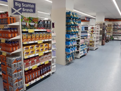 B&M's brand new store in Livingston stocks a wide range of products at low prices, including from homeware and furniture to everyday groceries and toiletries.
