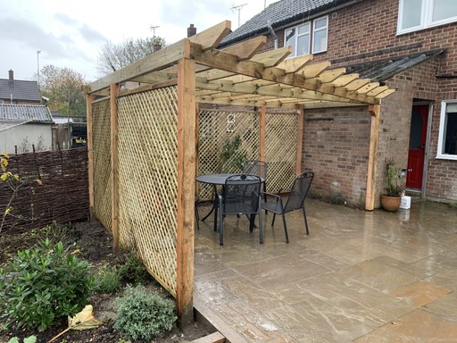 Garden pergola