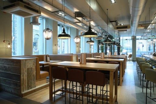 Bar + Block Steakhouse Interior