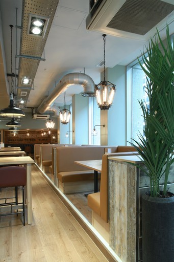Bar + Block Steakhouse Interior