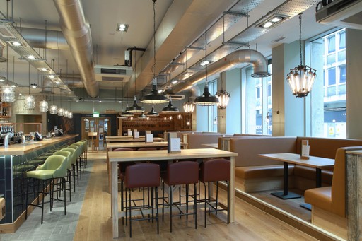 Bar + Block Steakhouse Interior