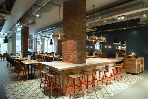 Bar + Block Steakhouse Interior