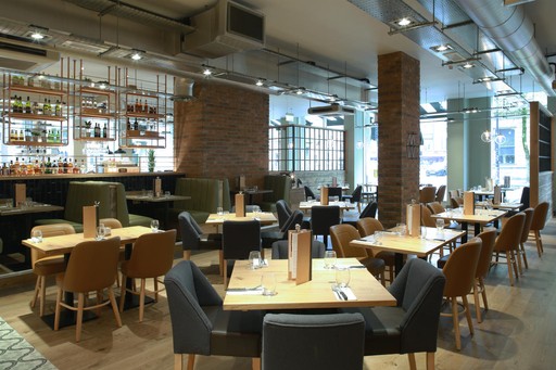 Bar + Block Steakhouse Interior