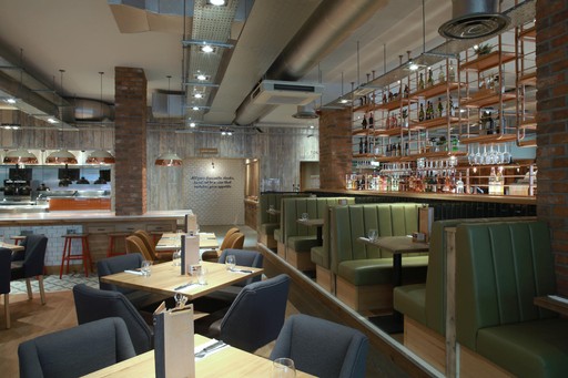 Bar + Block Steakhouse Interior