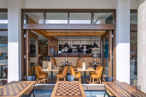 Bar + Block Steakhouse interior