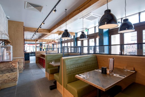 Bar + Block Steakhouse interior