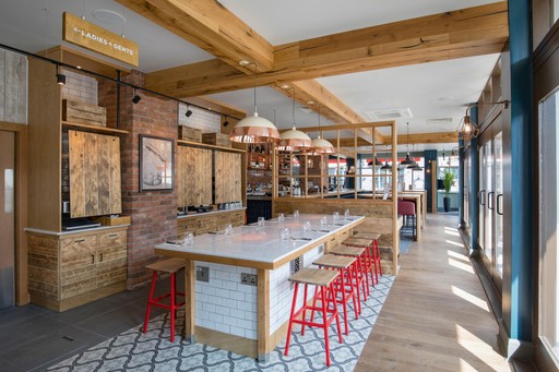 Bar + Block Steakhouse interior