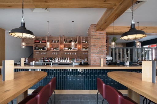 Bar + Block Steakhouse interior