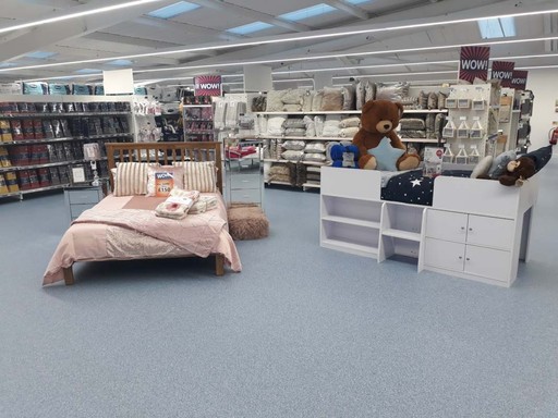 B&M's brand new store in Goldington stocks a great range of quality furniture, from beds and wardrobes to coffee tables and shelves.