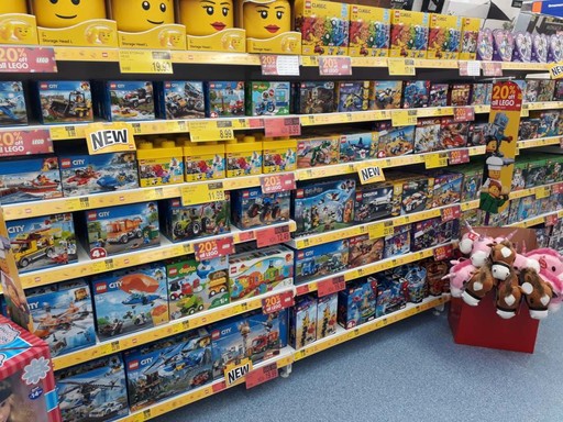 B&M's brand new store in Goldington stocks a great range of toys for girls and boys of all ages, including Lego!