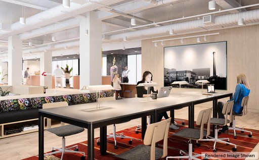 WeWork Dalton Place Hot Desks (Render)