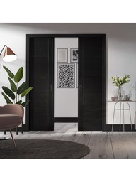 Double Pocket Door System Set