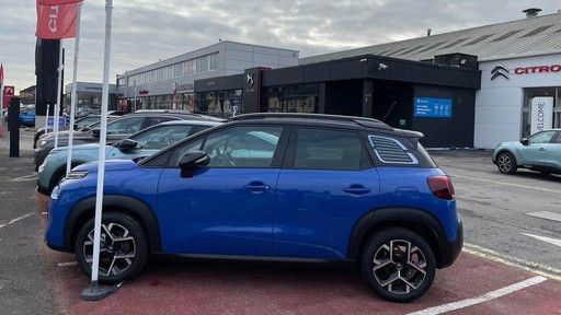Outside Citroen Cardiff Showroom