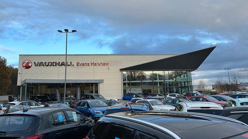 Outside Vauxhall Leeds Showroom