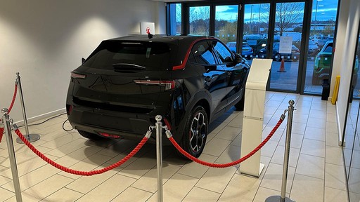 Inside Vauxhall Leeds Showroom